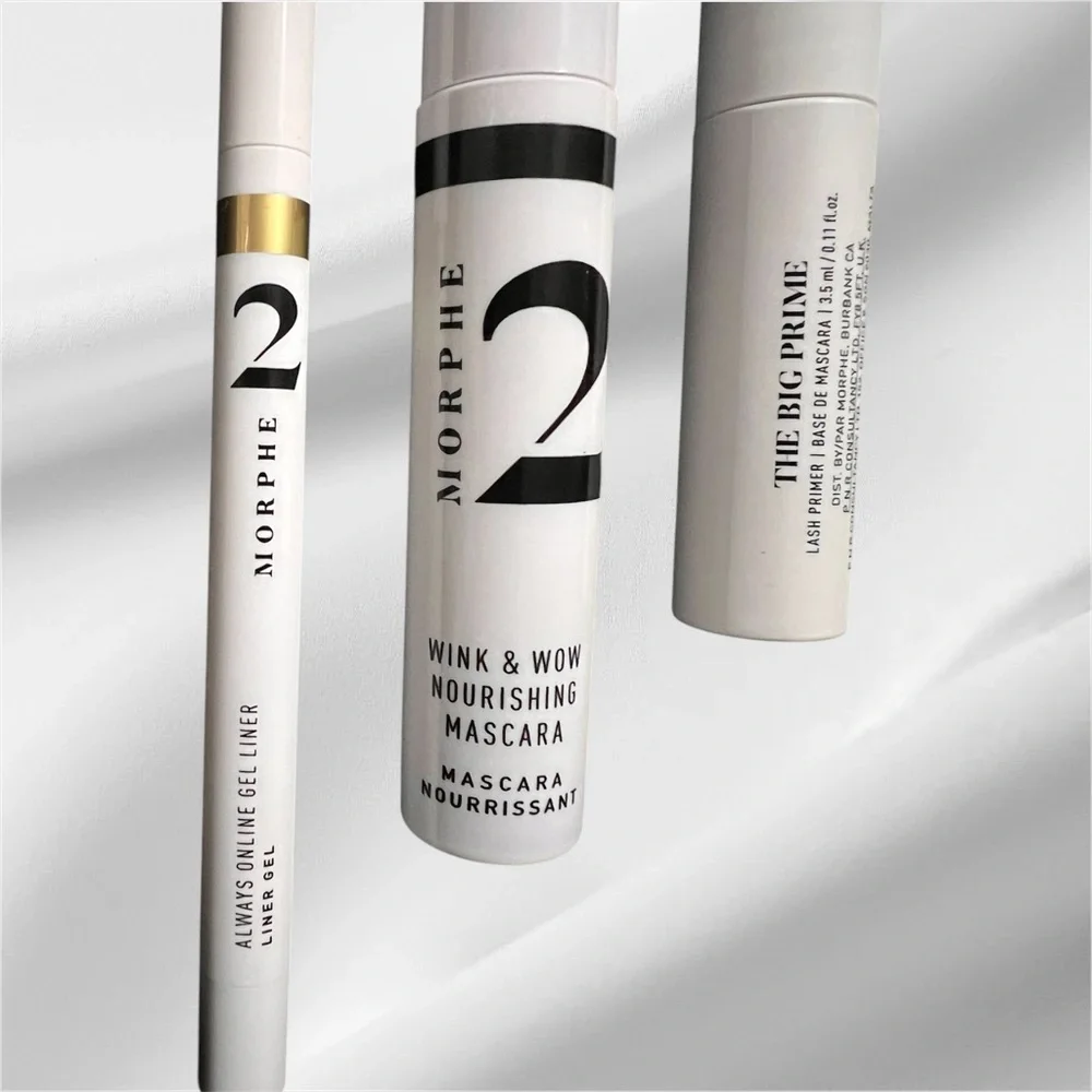 Morphe Wink & Wow Mascara , Gold Gel Eyeliner and Lash Primer Set